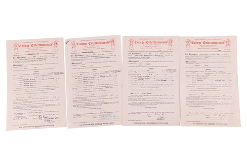 Lot 28 - Brunel University: Original Music Contracts,...
