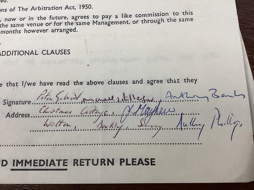 Lot 28 - Brunel University: Original Music Contracts,...