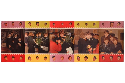 Lot 96 - The Beatles: original window card to promote...