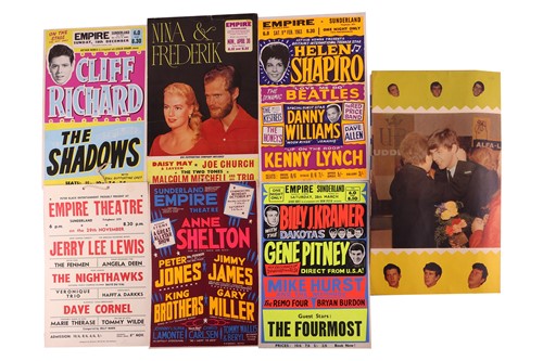 Lot 96 - The Beatles: original window card to promote...