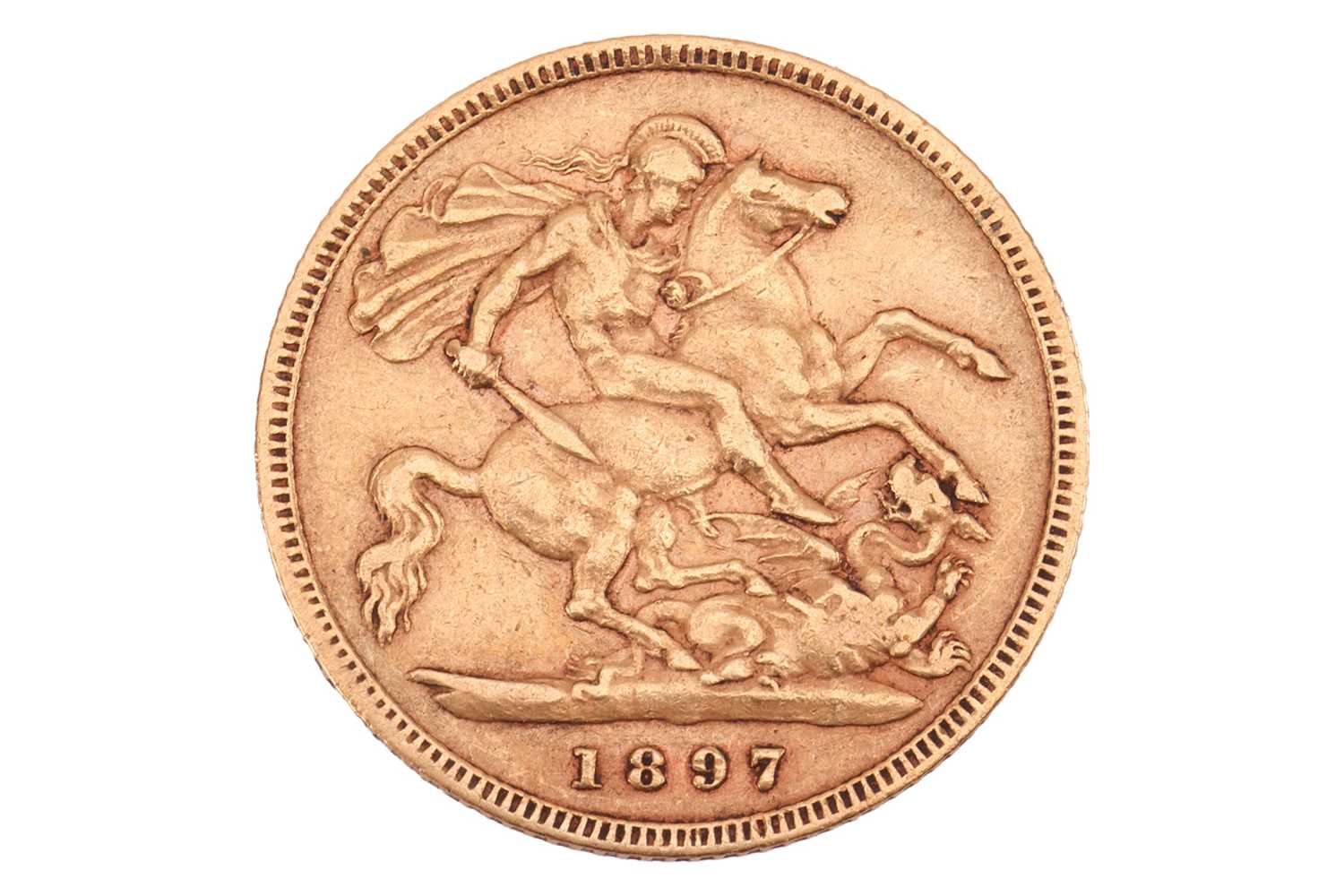 Lot 10 - A Queen Victoria half sovereign, 1897, obverse...