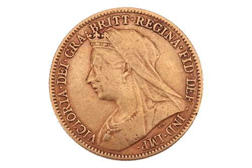 Lot 10 - A Queen Victoria half sovereign, 1897, obverse...