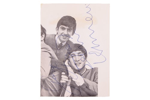 Lot 35 - Autographs: John Lennon, George Harrison, Jane...