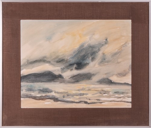 Lot 33 - Kyffin Williams (Welsh 1918-2006) Landscape...