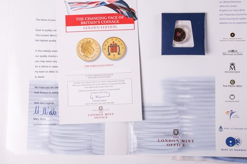 Lot 102 - A large group of commemorative coin sets, to...
