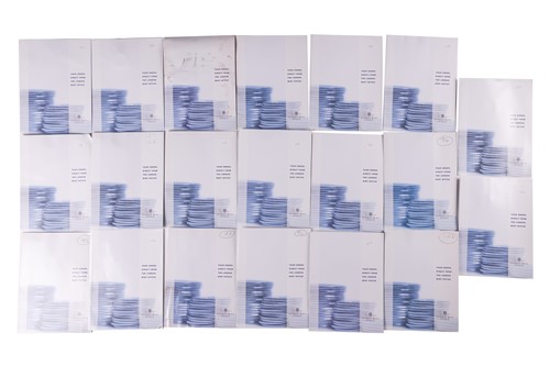 Lot 102 - A large group of commemorative coin sets, to...