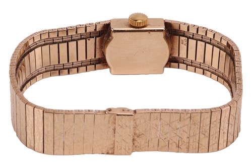 Lot 284 - Jean Renet 9ct Gold Wrist Watch Reference: 2F...