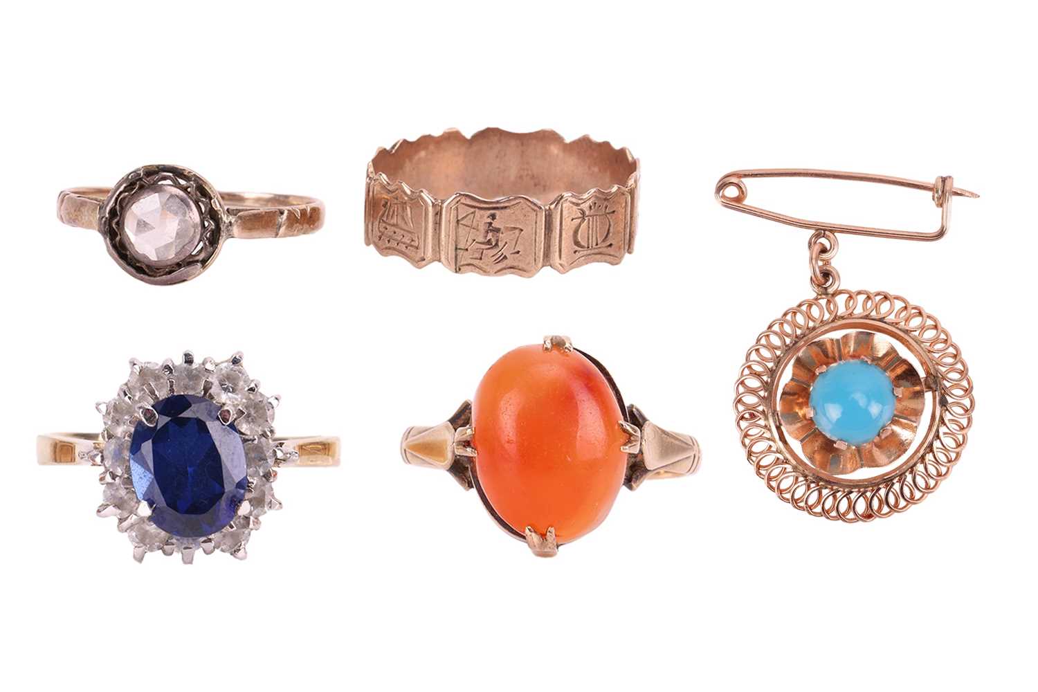Lot 49 - A small aggregate of miscellaneous jewellery...