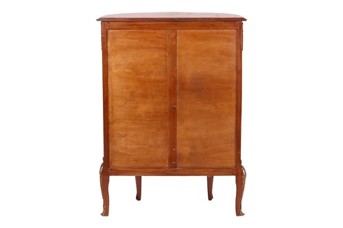 Lot 93 - A French Louis XVI style, plane wood, walnut...