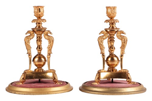 Lot 149 - A French Napoleon III ormolu clock garniture,...