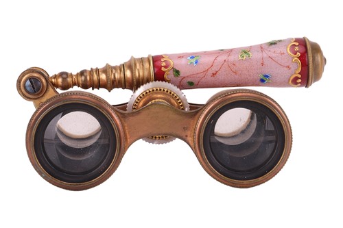 Lot 114 - A pair of 20th century opera glasses, with...