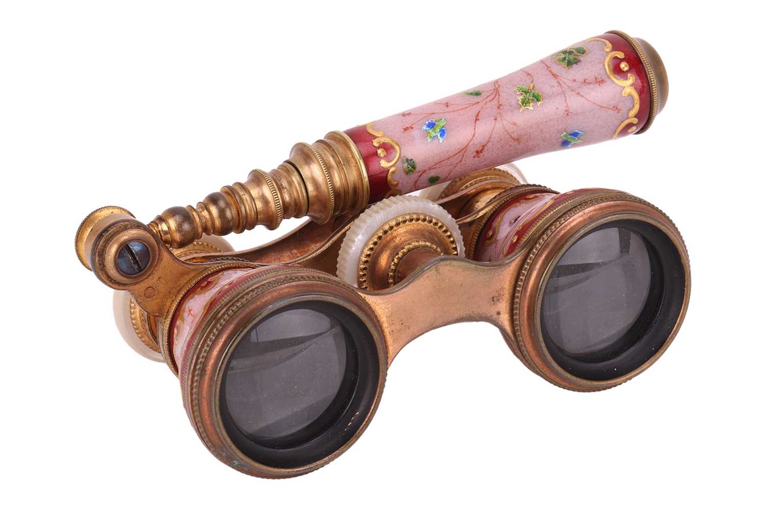Lot 114 - A pair of 20th century opera glasses, with...