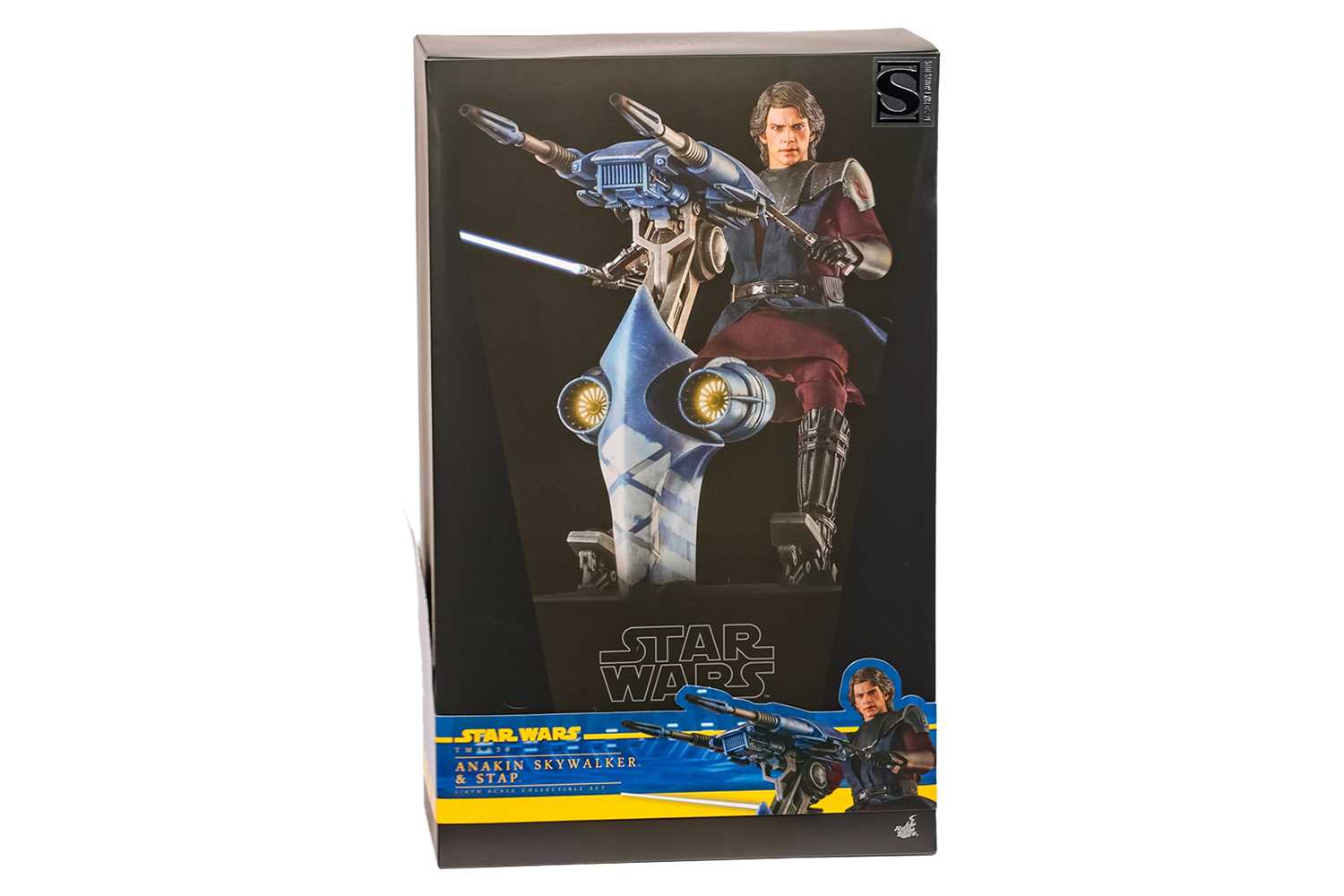 Lot 4 - A Star Wars Hot Toys Anakin Skywalker & Stap,...