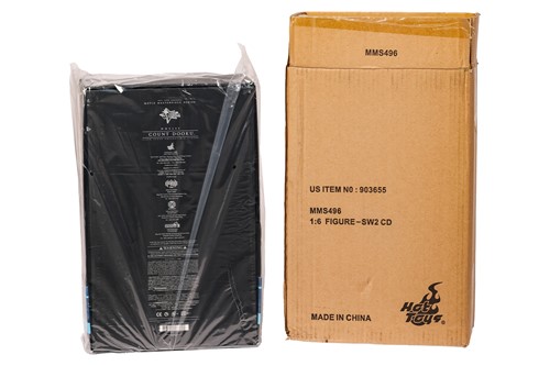 Lot 10 - A Star Wars Hot Toys Count Dooku 1:6 Figure,...