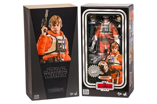 Lot 21 - A Star Wars Hot Toys Luke Skywalker Empire...