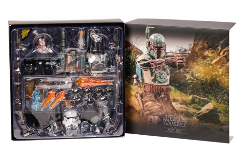 Lot 37 - A Star Wars Hot Toys Boba Fett Deluxe Version...