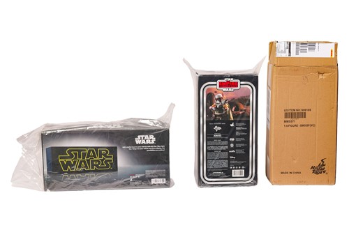 Lot 56 - A Star Wars Hot Toys Boba Fett Empire Strikes...