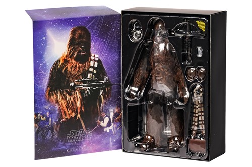 Lot 73 - A Star Wars Hot Toys Chewbacca 1:6 Scale...