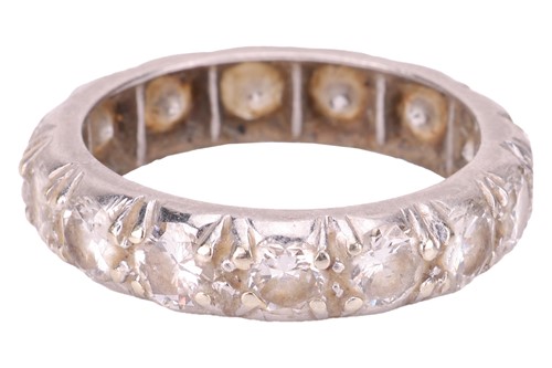 Lot 58 - A diamond-set eternity ring, comprising...