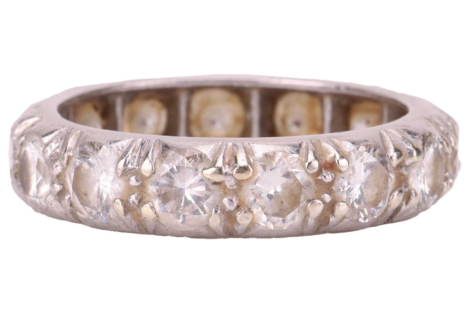 Lot 58 - A diamond-set eternity ring, comprising...