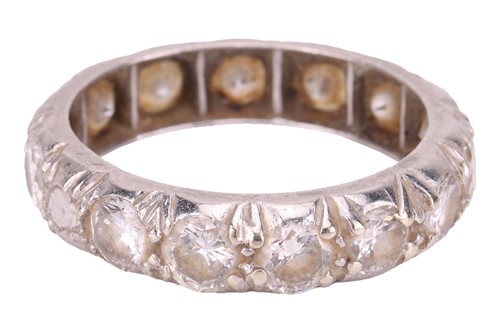 Lot 58 - A diamond-set eternity ring, comprising...