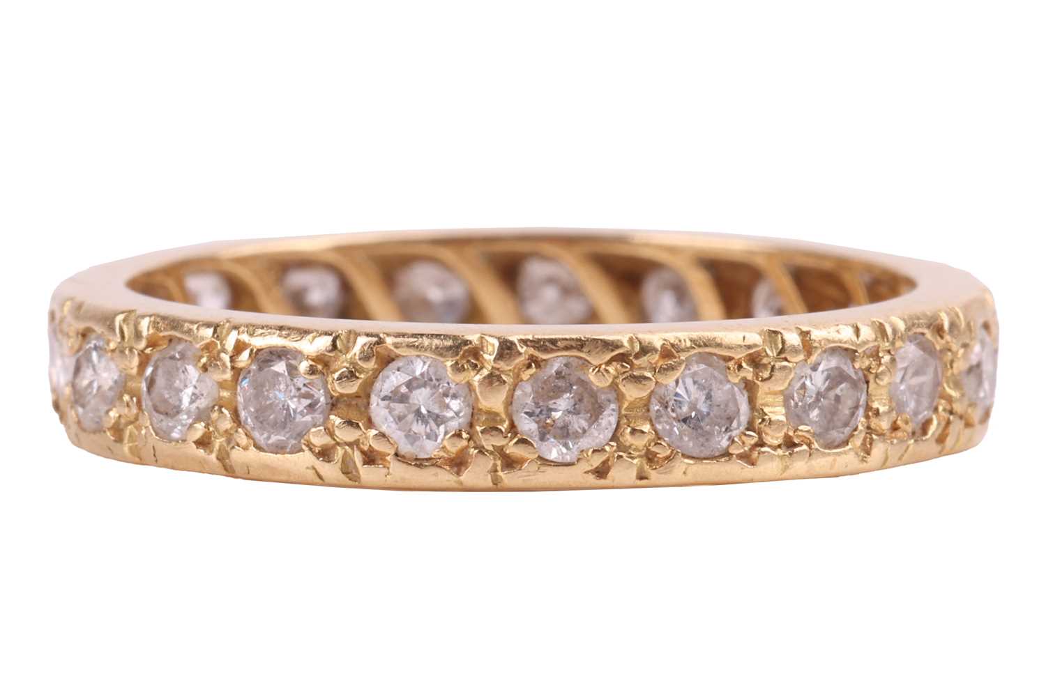 Lot 6 - A diamond-set full eternity ring, set with...