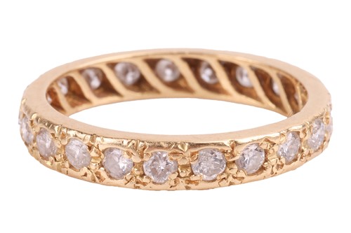 Lot 6 - A diamond-set full eternity ring, set with...