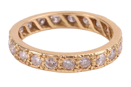 Lot 6 - A diamond-set full eternity ring, set with...