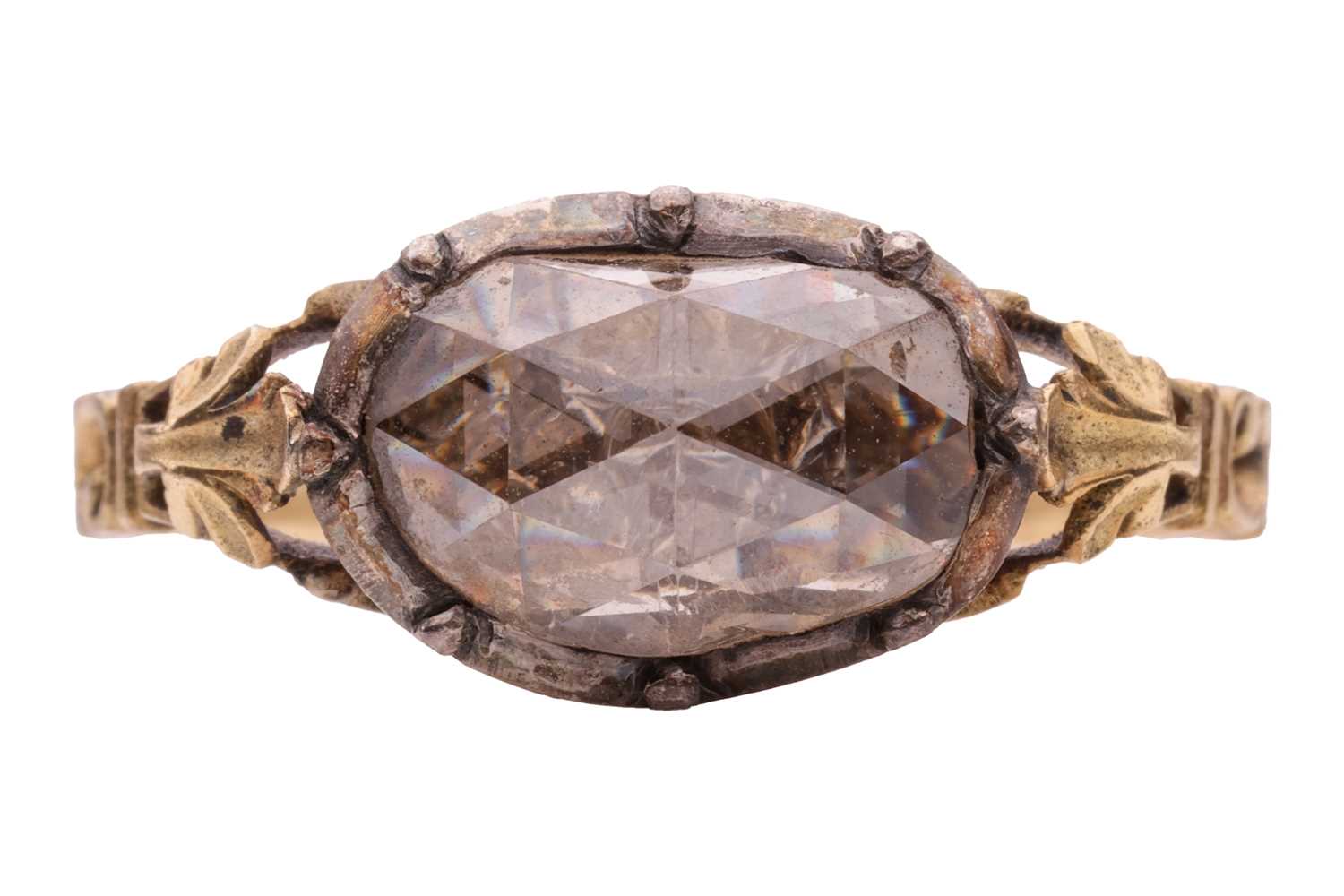 Lot 38 - A Georgian diamond solitaire ring, featuring...