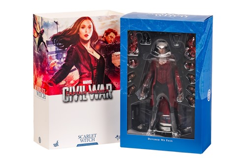 Lot 130 - A Marvel Hot Toys Civil War Captain America...