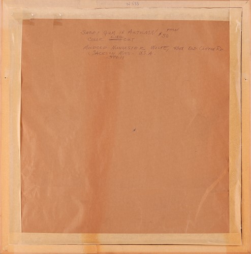 Lot 43 - Mildred Nungester Wolfe (American 1912-2009),...