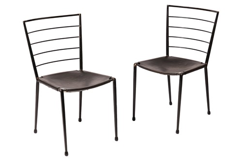 Lot 101 - Robert Heal for Ladderax a set of six iron...