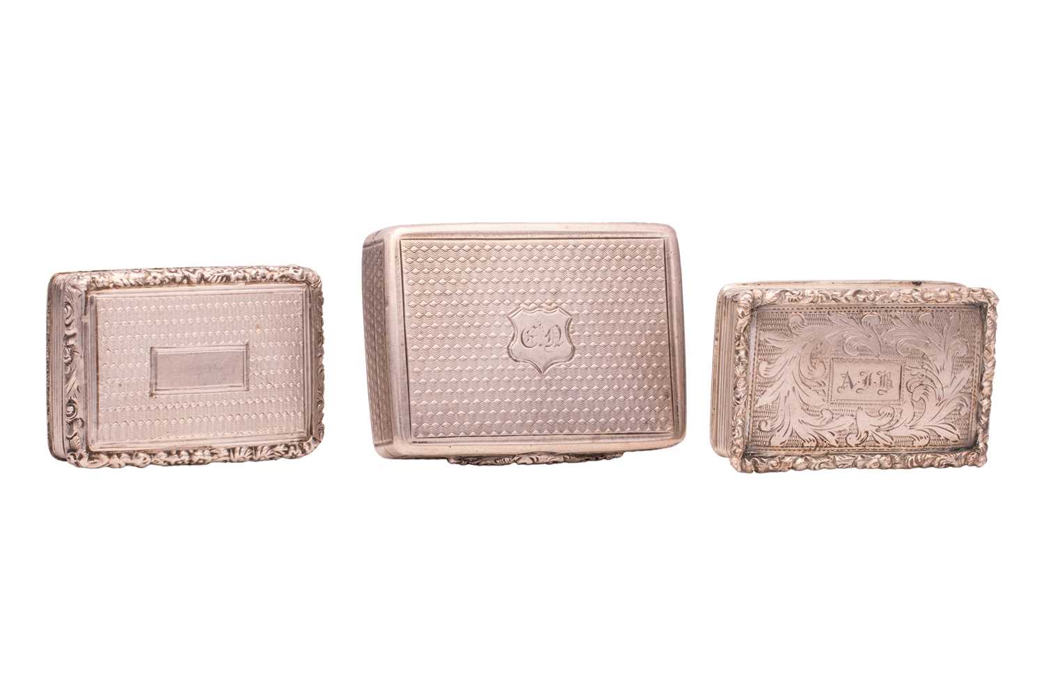 Lot 313 - A group of three vinaigrettes; the first by...