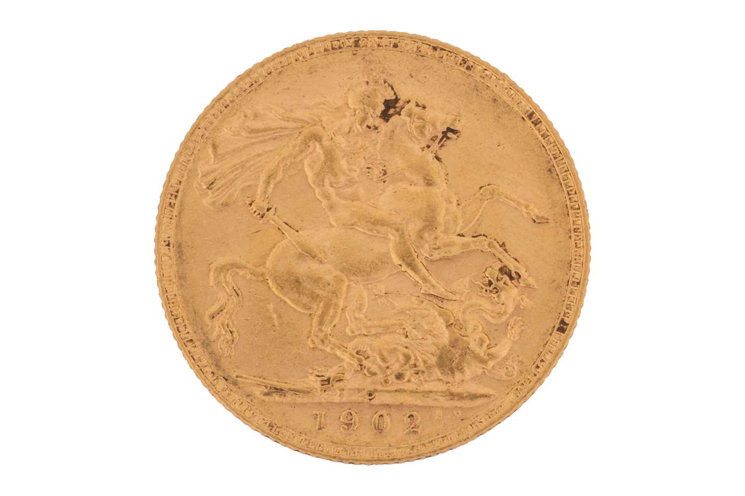 Lot 190 - A 1902 Edward VII Perth mint full sovereign,...