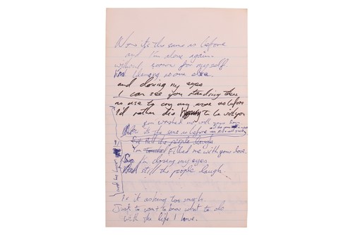 Lot 2 - Peter Green: A second set of Handwritten...