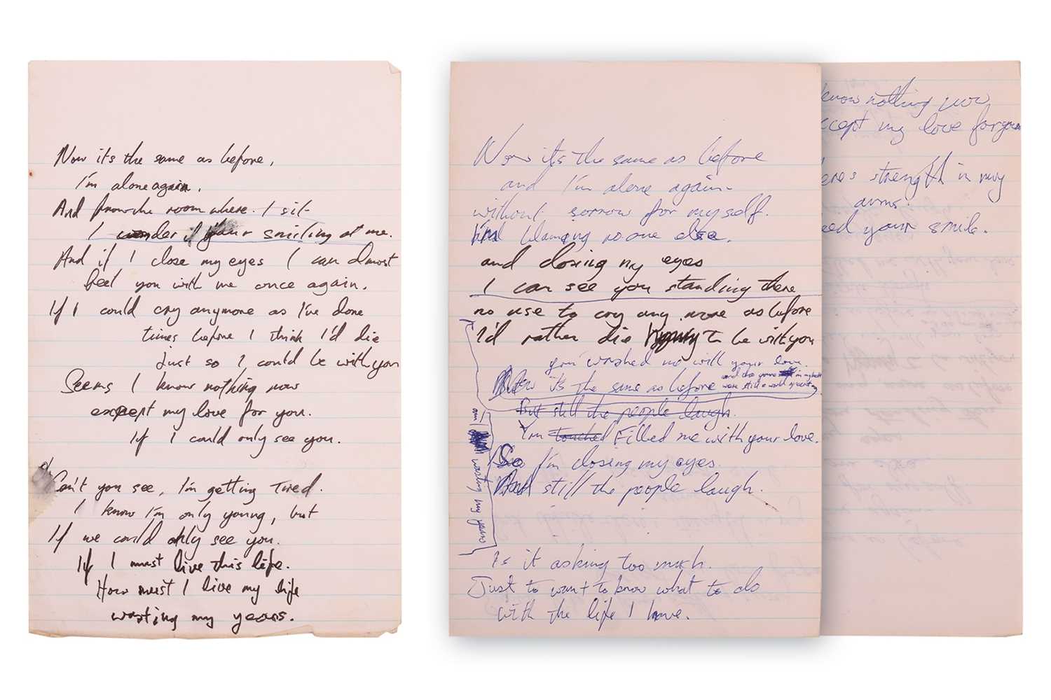 Lot 2 - Peter Green: A second set of Handwritten...