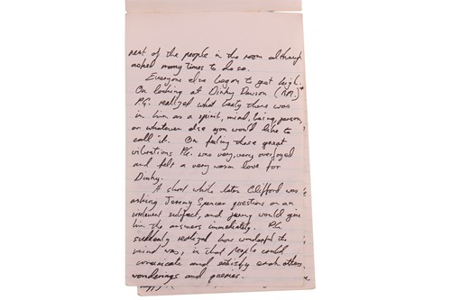 Lot 3 - Peter Green: A Handwritten Account of A...