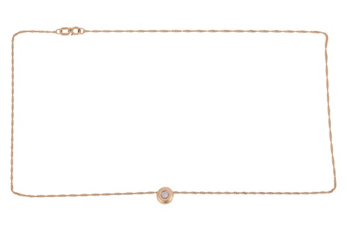 Lot 13 - A diamond-set ring, pendant on chain and...