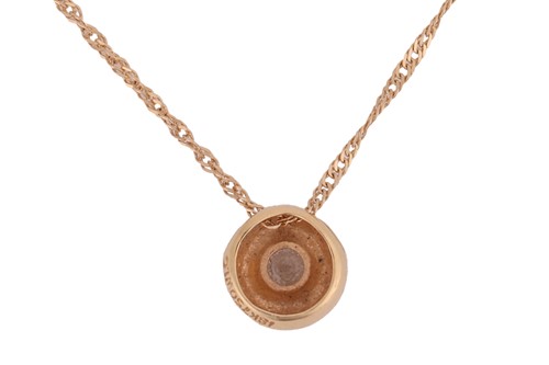 Lot 13 - A diamond-set ring, pendant on chain and...