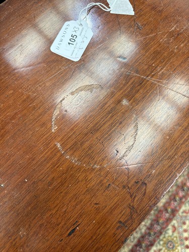 Lot 105 - A pair of 19th century mahogany small...