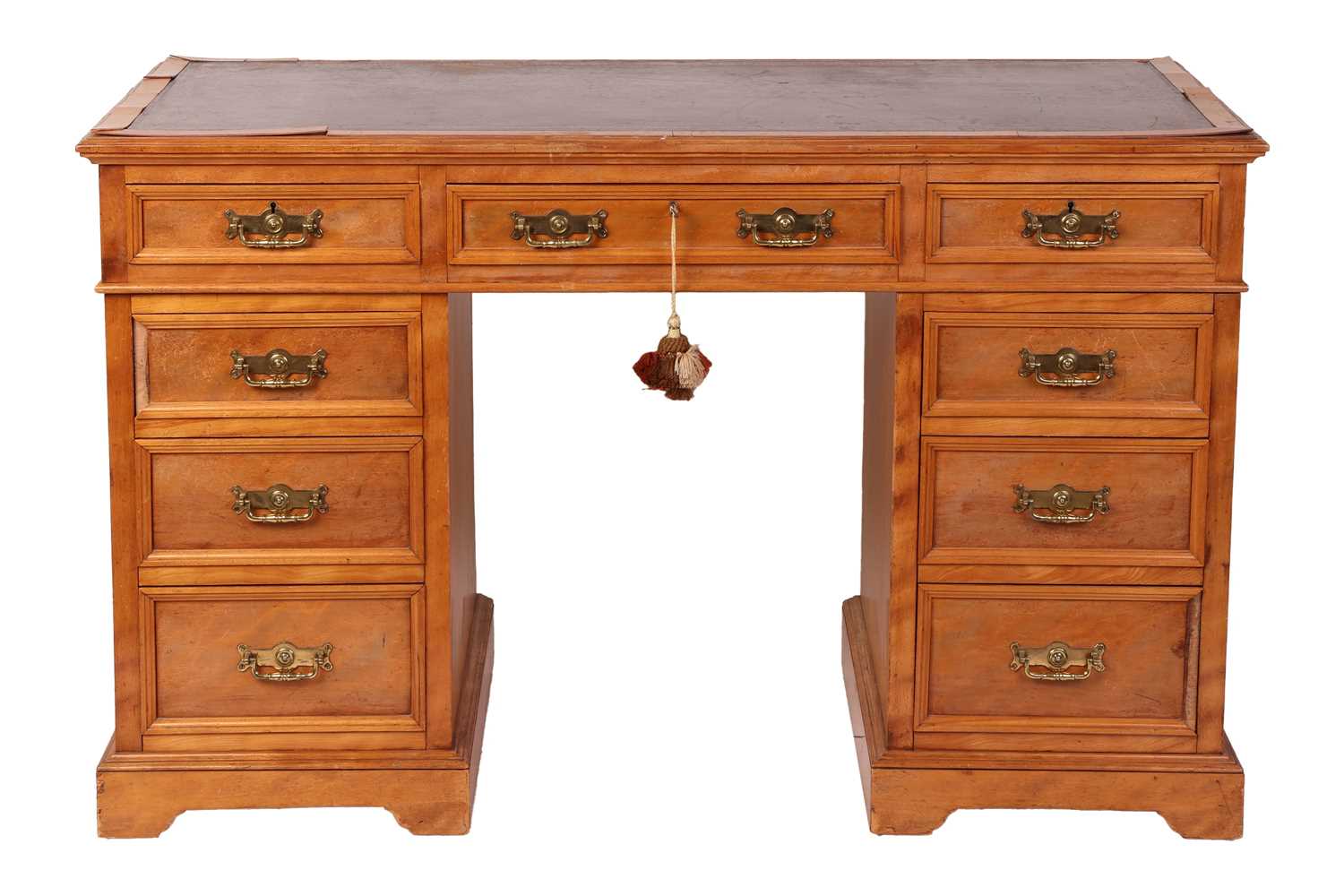 Lot 89 - A late 19th century Maple & Co sycamore...