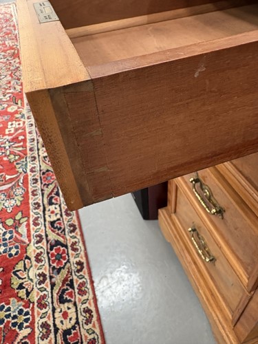 Lot 89 - A late 19th century Maple & Co sycamore...