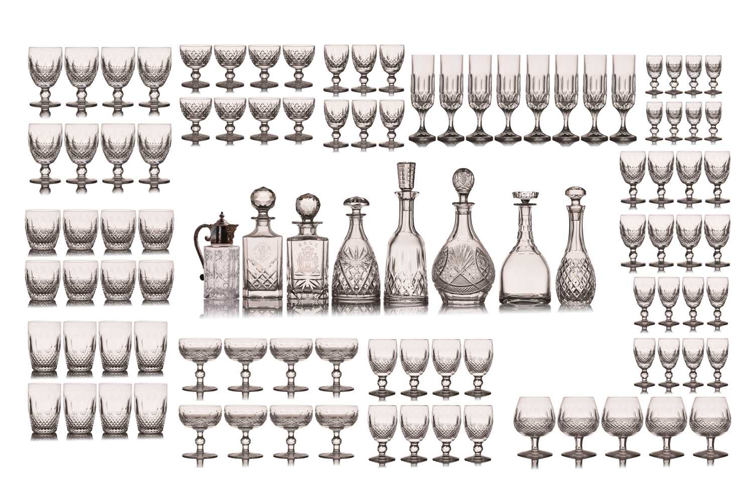 Lot 200 - A part suite of Waterford Crystal Colleen...