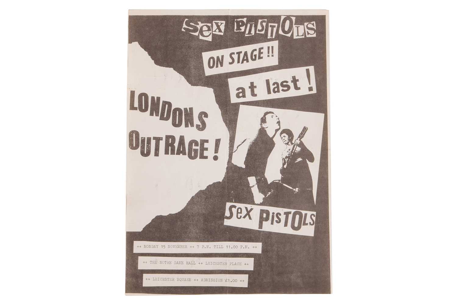 Lot 60 - Sex Pistols: A London’s Outrage!, Notre Dame...