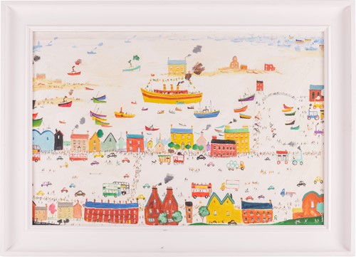 Lot 11 - Simeon Stafford (British b.1956) Street Scene...