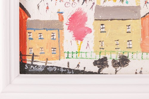 Lot 11 - Simeon Stafford (British b.1956) Street Scene...