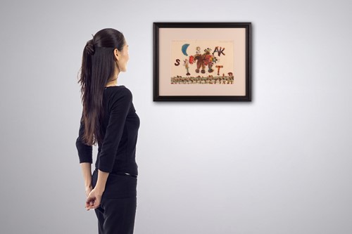Lot 7 - Alan Davie (Scottish 1920-2014), Once in a...
