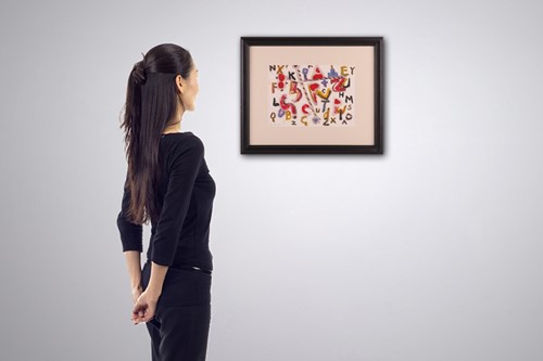 Lot 25 - Alan Davie (Scottish 1920-2014), Alphabet,...