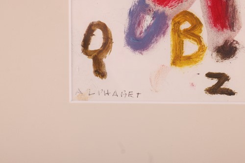 Lot 25 - Alan Davie (Scottish 1920-2014), Alphabet,...