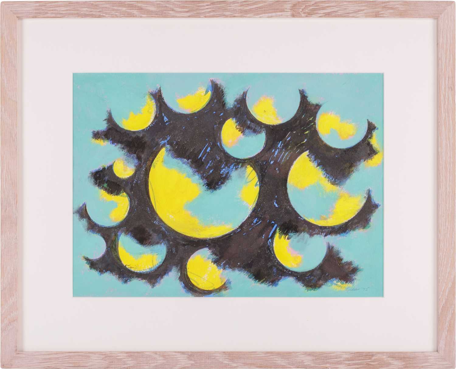 Lot 23 - William Gear (Scottish 1915-1997), Yellow and...
